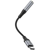 hoco. AUX adapter Type - C na Jack 3,5 mm LS36 12 cm crni | shoptok.hr