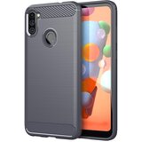 Cadorabo Ohišje, združljiv s Samsungom v krtačenem sivem - zaščitnem pokrovu, narejen iz fleksibilnega silikona TPU v videzu iz nerjavečega jekla ogljika, (20589469) Cene