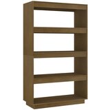 Maison Chic Knjižna omara - Knjižni regal za razdelitev prostora medeno rjava 80x35x135 cm, (21725623) | Shoptok.si