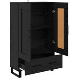  Highboard Crni hrast 69,5 x 31 x 115 cm Konstruirano drvo | shoptok.hr