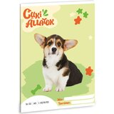 Ars Una slatke životinje - welsh corgi bilježnica s linijama za 2. razred A/5 | shoptok.hr