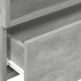 vidaXL Stenska nočna omarica betonsko siva 45x26x28,5 cm | Shoptok.si