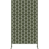 vidaXL Metalni panel ograde Maslinasta Velik Uzorciran | shoptok.hr