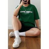 Trendyol Ženska majica Tbbss24Bf00036, Zelena | Eponuda.com