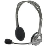 Logitech Slušalke z mikrofonom H110 sive | Shoptok.si