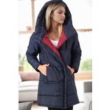 Dewberry Z6652 WOMEN'S COAT-NAVY-1 | Shoptok.si