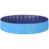  Sklopiva bazen za pse Plava 160 x 160 x 30 cm PVC - Plava 160 x 30 cm | shoptok.hr
