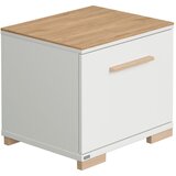 Paidi MAJHNA NOČNA OMARICA, bela, barve hrasta | Shoptok.si