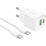 hoco. Punjač kućni sa type C kabelom, PD20W + QC3.0 - N65 Ingenious type C | shoptok.hr