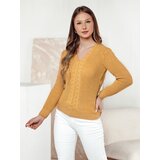 DStreet Sweter damski CASVINA żółty | Shoptok.si