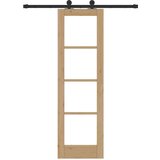  Klizna vrata Ručna Smeđa 61 x 198 5 cm Drvo i metal | shoptok.hr