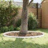  Ograda oko Travnjaka 20 pcs 102 x 10 x 4 cm Čelik Bijela | shoptok.hr
