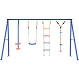  Set vanjskih ljuljački Šareni Čelik i PE | shoptok.hr
