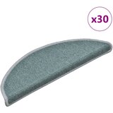  Prostirke za stepenice 30 kom 56x17x3 cm morsko plave poluokrugle | Shoptok.si