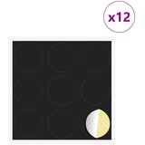 Ljepljiva Pokrivač za Vijake 12 pcs Crna Ø 20 x 0,5 mm | shoptok.hr