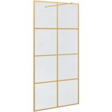  Zid za walk-in tuš Zlatno 100 x 195 cm Staklo otporno na udarce | shoptok.hr