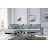 MID.YOU KOTNA SEDEŽNA GARNITURA, velurno svetlo siva | Shoptok.si