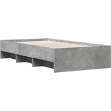  Krevetna konstrukcija s policom Betonska siva 80 x 200 cm | Eponuda.com