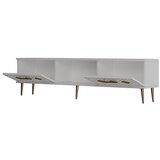 Hanah home TV polica Dome White Silver