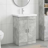  Set namještaja za kupaonicu Betonska siva 61 x 40 x 84,5 cm | shoptok.hr