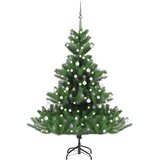 In umjetno božićno drvce kavkaska jela led i kuglice zeleno 180 cm Cijene