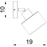  Zidno spot svetlo PARKLA 1xE27/15W/230V crna/zlatna | Eponuda.com