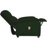  Masažna fotelja tamnozelena baršunasta - Tamnozelena 1 | shoptok.hr