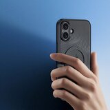 Dux ducis Aimo Mag maska sa MagSafe i postoljem za iPhone 16 - crna | shoptok.hr