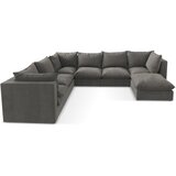 Makamii Temno siva kotna sedežna garnitura (levi kot/v obliki črke "U") Manao – | Shoptok.si