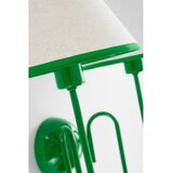 Jotex Zelena/bež lanena zidna lampa s utikačem Juliet – | shoptok.hr