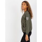 RUE PARIS Sweatshirt-RV-BL-8225.88-khaki | Shoptok.si