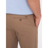 Ombre Men's SLIM FIT chino pants - light brown | Shoptok.si