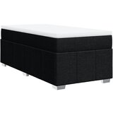 Maison Chic Box spring postelja - Vzmetna postelja z vzmetnico črna 90x200 cm blago SL11350, (21884506) | Shoptok.si