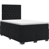  Boxspring krevet s madracem Crna 120 x 200 cm Baršun | shoptok.hr