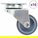vidaXL Dvojna gibljiva kolesa 16 kosov 50 mm, (21036033) | Shoptok.si