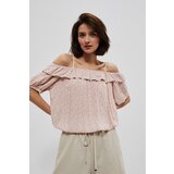Marisse Cold Arms Shirt With Ruffles L-Ko-3750 L.Terra Cotta | Shoptok.si