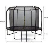SKYFLYER vrtni trampolin crni - 304 cm | shoptok.hr
