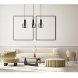  ITALUX PND-65342-3A-BK+SG - Luster na sajli SANTIA 3xE27/40W/230V crna | Eponuda.com