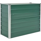 vidaXL Visoka greda iz pocinkanega jekla 100x40x77 cm zelene barve, (20611463) Cene