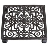 Esschert Design Kovinski mobilni podstavek za cvetlične lonce Ornament – Cene