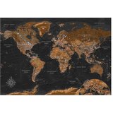  Samoljepljiva foto tapeta - World: Stylish Map 196x140 | shoptok.hr