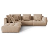 Micadoni Bež kutna garnitura od bouclé tkanine (s lijevim kutom) Bloom – Home | shoptok.hr