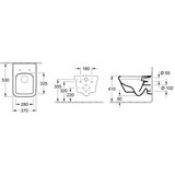 Villeroy Boch 5685HRR1 Architectura Combi-Pack CeramicPlus viseča WC školjka | Shoptok.si