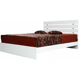 Kalune Design Bijeli bračni krevet 160x200 cm Fuga -