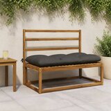  Jastučić za klupu VIANEN 100% poliester Antracit - Antracit 110 x 60 x 12 cm | shoptok.hr