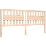  Kreveta s uzglavljem 200 x 200 cm od masivnog drva | shoptok.hr