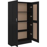 Ormarić za knjige crni 82,5 x 30,5 x 150 cm konstruirano drvo | Eponuda.ba