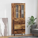  Highboard Staro drvo 69,5 x 34 x 180 cm Konstruirano drvo Slike