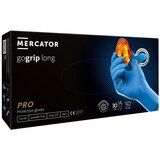 MERCATOR medical jednokratne rukavice gogrip long plave bez pudera veličina l ( rp3003100l ) u
