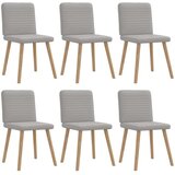  Jedilni stoli 6 kosov Cloud Grey Fabric, (21822411) Cene